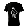 Basketbal kostra - Tričko detské bavlnené - 134 cm/8 rokov ( Čierna ) Basketbal kostra - Tričko detské bavlnené - 134 cm/8 rokov ( Čierna )