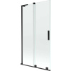 Mexen Velar L, 2-krídlová posuvná vaňová zástena 100 x 150 cm, 8mm číre sklo, čierna matná, 896-100-003-01-70 Mexen Velar L, 2-krídlová posuvná vaňová zástena 100 x 150 cm, 8mm číre sklo, čierna matná, 896-100-003-01-70