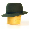 Pánsky klobúk králičia srsť zdobený stuhou - oliva-55/56 Pánsky klobúk králičia srsť zdobený stuhou - oliva-55/56
