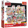 Trefl 4v1 Minnie s priateľmi Disney 28,5x20,5cm v krabici 28x28x6cm Trefl 4v1 Minnie s priateľmi Disney 28,5x20,5cm v krabici 28x28x6cm