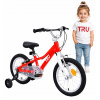 Detský bicykel TRU 16 palcov hliníkový viacfarebný 8 kg Detský bicykel TRU 16 palcov hliníkový viacfarebný 8 kg