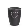 Zvieracia urna Elegance Heart - Čierna 2,8l Zvieracia urna Elegance Heart - Čierna 2,8l