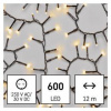 Vianočné osvetlenie EMOS 600 LED reťaz - ježko, 12 m, vonkajšia aj vnútorná, teplá biela, časovač (D4BW03) Vianočné osvetlenie EMOS 600 LED reťaz - ježko, 12 m, vonkajšia aj vnútorná, teplá biela, časovač (D4BW03)