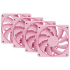 HYTE ventilátor 120mm PWM / barva Strawberry Milk / 1500rpm / 72CFM / ABS / 4-pin / sada 4x ventilát FAN-HYTE-FA12-SM-4 HYTE ventilátor 120mm PWM / barva Strawberry Milk / 1500rpm / 72CFM / ABS / 4-pin / sada 4x ventilát FAN-HYTE-FA12-SM-4