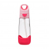 Fľaša na pitie so slamkou 600 ml - flamingo fizz Fľaša na pitie so slamkou 600 ml - flamingo fizz