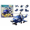 mamido Stavebnica policajný vrtuľník 6v1 modrý 1000 dielikov mamido Stavebnica policajný vrtuľník 6v1 modrý 1000 dielikov