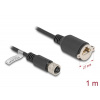 Delock Kabel M12 D-kódovaný, z 4 pinové zásuvky na zásuvku RJ45, k instalaci, Cat.5e, FTP, 1 m, černý Delock Kabel M12 D-kódovaný, z 4 pinové zásuvky na zásuvku RJ45, k instalaci, Cat.5e, FTP, 1 m, černý