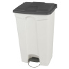 Pedálový/nášľapný zberač odpadkov ,objem 90 l, š x v x h 505 x 790 x 410 mm EUROKRAFTbasic Pedálový/nášľapný zberač odpadkov ,objem 90 l, š x v x h 505 x 790 x 410 mm EUROKRAFTbasic