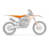 BLACKBIRD E1532G/01 poťah sedadla KTM SX 85 '25 PIRAMID, farba oranžová BLACKBIRD E1532G/01 poťah sedadla KTM SX 85 '25 PIRAMID, farba oranžová