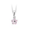Detský prívesok Danfil kvetinka C2744 z bieleho zlata, Pink Detský prívesok Danfil kvetinka C2744 z bieleho zlata, Pink