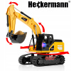 Diaľkovo ovládaný bager Heckermann žltý so zvukom a LED svetlami 6+ Diaľkovo ovládaný bager Heckermann žltý so zvukom a LED svetlami 6+