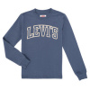 Levis Tričká s dlhým rukávom COLLEGIATE SNIT CREWNECK Námornícka modrá Levis Tričká s dlhým rukávom COLLEGIATE SNIT CREWNECK Námornícka modrá