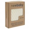 NEW BABY Bambusová pletená deka New Baby so vzorom 100 x 80 cm Cream