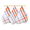 Bellatex Kuchynská utierka káro oranžová 50 x 70 cm sada 3 ks Bellatex Kuchynská utierka káro oranžová 50 x 70 cm sada 3 ks