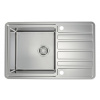 Alveus RANDO 30 nerezový drez so sifónom 79x50 - Satin 1131209 Alveus RANDO 30 nerezový drez so sifónom 79x50 - Satin 1131209