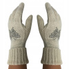 Rukavice - Crysta Single Wool Rukavice. M - Unisex Product (Dámske zimné rukavice krém Ecru) Rukavice - Crysta Single Wool Rukavice. M - Unisex Product (Dámske zimné rukavice krém Ecru)