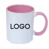 Hrnček farebné vnútro s LOGOM Farba hrnčekov s Logom: ružový Hrnček farebné vnútro s LOGOM Farba hrnčekov s Logom: ružový