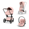 Cybex Platinum CYBEX Priam 5.0 Travel Set + Cloud T Plus - Style Collection peach pink 2026 rose gold Cybex Platinum CYBEX Priam 5.0 Travel Set + Cloud T Plus - Style Collection peach pink 2026 rose gold