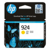 HP originál ink 4K0U5NE#CE1, HP 924, yellow, 400str. HP originál ink 4K0U5NE#CE1, HP 924, yellow, 400str.