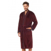 Pánský župan Royal bordo L&L bordo (vínová) XXL Pánský župan Royal bordo L&L bordo (vínová) XXL