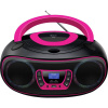 Denver TDB-212P 111141900040 CD-rádio, DAB+, DAB, FM, AUX, USB, Bluetooth, CD, čierna, ružová; 111141900040 Denver TDB-212P 111141900040 CD-rádio, DAB+, DAB, FM, AUX, USB, Bluetooth, CD, čierna, ružová; 111141900040
