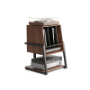 Fitueyes Eiffel RS Record Player Stand Walnut (Hi-Fi stolík pre gramofón, vinylové platne, zosilňovač, CD prehrávač a streamer.) Fitueyes Eiffel RS Record Player Stand Walnut (Hi-Fi stolík pre gramofón, vinylové platne, zosilňovač, CD prehrávač a streamer.)