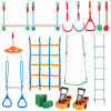 SucceBuy Bungee Ninja lano 2x15 metrov, nosnosť 227 kg, hmotnosť produktu 12 kg SucceBuy Bungee Ninja lano 2x15 metrov, nosnosť 227 kg, hmotnosť produktu 12 kg