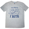Tričko Lilo & Stitch - Lilo & Stitch Stitch - I Bite Šedá XL Tričko Lilo & Stitch - Lilo & Stitch Stitch - I Bite Šedá XL