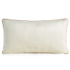Eurofirany Krémová zamatová obliečka na vankúš s kontrastným lemovaním GAJA3 30x50 cm Eurofirany Krémová zamatová obliečka na vankúš s kontrastným lemovaním GAJA3 30x50 cm