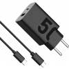 Motorola MOM000072 USB nabíječka, USB Power Delivery (USB-PD) , 1x USB A , 1x USB-C®, 50 W, Dodávka energie, QC 3.0, černá Motorola MOM000072 USB nabíječka, USB Power Delivery (USB-PD) , 1x USB A , 1x USB-C®, 50 W, Dodávka energie, QC 3.0, černá