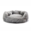 JK ANIMALS, pelech Yetti L,jemný pelech pre stredné a stredne veľké psy, sivý, 61×61×17 cm JK ANIMALS, pelech Yetti L,jemný pelech pre stredné a stredne veľké psy, sivý, 61×61×17 cm