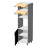 Casarredo CRAFT skriňa na vstavanú rúru 60, HL602142, grafit/Craft zlatý Casarredo CRAFT skriňa na vstavanú rúru 60, HL602142, grafit/Craft zlatý
