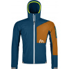 Skialpinistická softshellová bunda Ortovox Berrino Hooded Jacket Men's - petrol blue XXL Skialpinistická softshellová bunda Ortovox Berrino Hooded Jacket Men's - petrol blue XXL