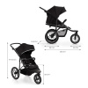 Kočík KINDERKRAFT Helsi 2 Black Kočík KINDERKRAFT Helsi 2 Black