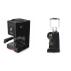Gaggia Classic UP, black + Eureka Helios 65, black Gaggia Classic UP, black + Eureka Helios 65, black
