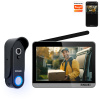 EVOLVEO DoorPhone W7, Sada domáceho bezdrôtového videotelefónu s WiFi čierny strieborný monitor W7-SB EVOLVEO DoorPhone W7, Sada domáceho bezdrôtového videotelefónu s WiFi čierny strieborný monitor W7-SB