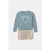 Dievčenské šaty Guess K5YK08.Z3OS0.9BYA modrá 113-118 Dievčenské šaty Guess K5YK08.Z3OS0.9BYA modrá 113-118