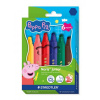 Fixky, sada, 2,5 mm, vyprateľné, jumbo, STAEDTLER „Noris® junior 329”, Peppa Pig, 6 farieb Fixky, sada, 2,5 mm, vyprateľné, jumbo, STAEDTLER „Noris® junior 329”, Peppa Pig, 6 farieb