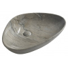 Sapho, DALMA keramické umývadlo 58,5x14x39 cm, grigio, MM213