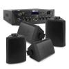 Power Dynamics Horeca set pre vnútorné aj vonkajšie použitie s Bluetooth a mp3 - Čierny Power Dynamics Horeca set pre vnútorné aj vonkajšie použitie s Bluetooth a mp3 - Čierny