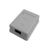 DATACOM Datová zásuvka UTP CAT5E 1xRJ45 na omítku bílá 2311 DATACOM Datová zásuvka UTP CAT5E 1xRJ45 na omítku bílá 2311
