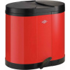 Wesco Odpadkový kôš Beta 2 x 15 l červený Wesco Odpadkový kôš Beta 2 x 15 l červený