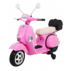 Ramiz Vespa elektrický skúter pre deti Ružová + pomocné kolieska + audio + ekokoža + EVA + pomalý štart Ramiz Vespa elektrický skúter pre deti Ružová + pomocné kolieska + audio + ekokoža + EVA + pomalý štart