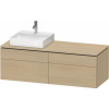 DURAVIT L-Cube závesná skrinka pod umývadlo na dosku (umývadlo vľavo), 4 zásuvky, 1420 x 550 x 482 mm, dub Mediterrane, LC4870L71710000 DURAVIT L-Cube závesná skrinka pod umývadlo na dosku (umývadlo vľavo), 4 zásuvky, 1420 x 550 x 482 mm, dub Mediterrane, LC4870L71710000