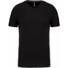 KARIBAN VINTAGE V-NECK K357 / Pánske tričko s krátkym rukávom - black XL KARIBAN VINTAGE V-NECK K357 / Pánske tričko s krátkym rukávom - black XL