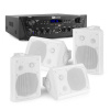 Power Dynamics Horeca set pre vnútorné aj vonkajšie použitie s Bluetooth, FM rádiom a mp3 - biely Power Dynamics Horeca set pre vnútorné aj vonkajšie použitie s Bluetooth, FM rádiom a mp3 - biely