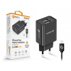 Múdra sieťová nabíjačka ALIGATOR 2,4A, 2xUSB, smart IC, čierna, USB kábel pre iPhone / iPad CHA0044 Múdra sieťová nabíjačka ALIGATOR 2,4A, 2xUSB, smart IC, čierna, USB kábel pre iPhone / iPad CHA0044