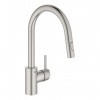 Grohe Concetto Drezová batéria s výsuvnou spŕškou, supersteel 31483DC2-GR Grohe Concetto Drezová batéria s výsuvnou spŕškou, supersteel 31483DC2-GR