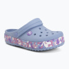 Detské šľapky Crocs Crockband Glow Confetti Band blue haze/multi Detské šľapky Crocs Crockband Glow Confetti Band blue haze/multi