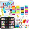 VEĽKÝ SET NA VÝROBU SLIME GLUTU XXXL, PLASTICKÁ HMOTA DIY VEĽKÝ SET NA VÝROBU SLIME GLUTU XXXL, PLASTICKÁ HMOTA DIY